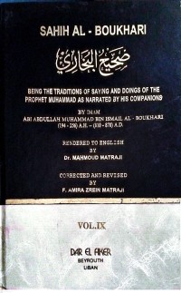 Image of Kitab Shahih Bukhari Jilid Kesembilan